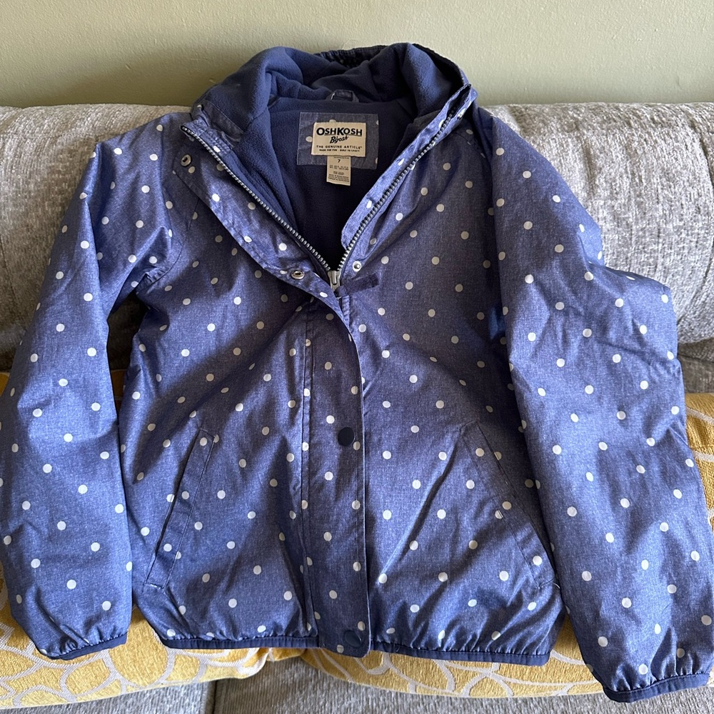 Oshkosh Polka Dot Raincoat